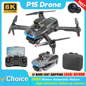 P15 Drone Professional 8K GPS Dual Camera 5G Obstacle Avoidance Optical