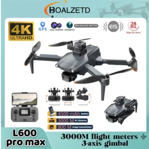 L600 PRO MAX Drone 4K Professional HD Dual Camera Obstacle Avoidance
