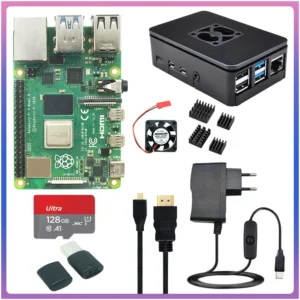 Raspberry Pi 4 8GB 4GB 2GB 1GB Kit + Power Adapter + ABS Case + 32G 64G