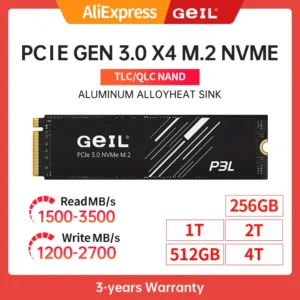Geil P3L M2 SSD 256GB 512GB 1T 2T Internal Solid State Drive M.2 NVME