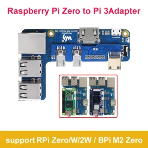 Raspberry Pi Zero To Pi 3B Adapter Extension Board 4 USB Port HUB 10 /