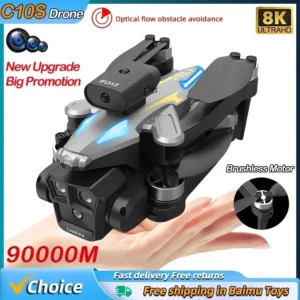 C10S 5G GPS Drone Professional 8K Three Cameras Obstacle Avoidance