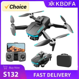 KBDFA S132 Mini Drone GPS 8K Dual Camera HD Obstacle Avoidance