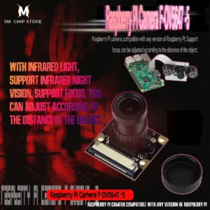 Arducam 5MP Camera For Raspberry Pi, 1080P HD OV5647 Camera Module V1