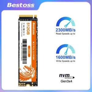 Bestoss M2 Nvme SSD 1TB Nvme 512GB SSD M2 Notebook Hard Disk SSD Drive
