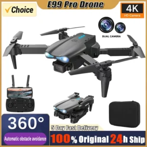 E99 Pro Drone Quadcopter Remote Control Handle Four Axis Aircraft HD 6K