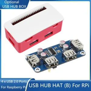 USB HUB HAT Expansion Board Starter Kit For RPI 0 Raspberry Pi Zero 2 W