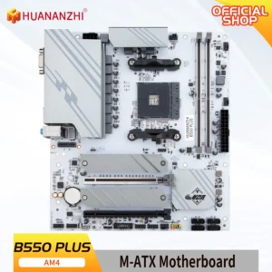 Huananzhi AMD B550M PLUS Gaming Motherboard Usb3.2 M.2 Nvme SATA3
