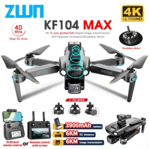 KF104 / Kf104max Professional Drone With 4K Camera 3 Axis Gimbal WIFI
