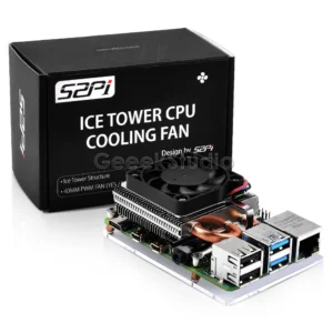 Raspberry Pi 4B Ultra Thin Ice Tower Cooler Cooling Fan For RPI 4 Model