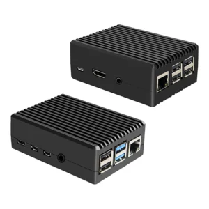 Raspberry Pi 4 Aluminum Case Alloy Metal Box Passive Cooling Shell