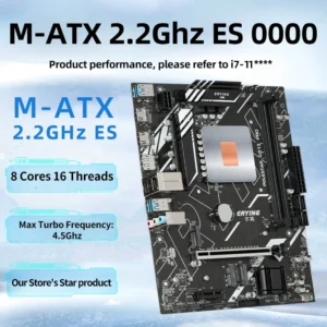 Erying Gaming PC Motherboard Interpose Kit I7 With Onboard 11TH Core