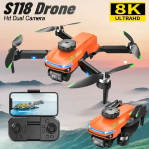 S118 RC Drone 8K Professinal 4K Three Camera Wide Angle Optical Flow