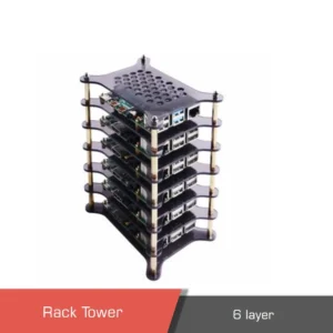 Raspberry Pi Cluster Case, For Raspberry Pi 4 B / 3B+ / 3 B / 2 B / B+