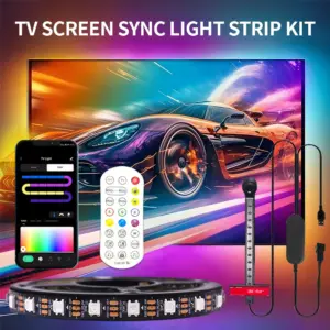 LED Black Light WS2812 Camera Ambient Strip Light Immersion Color Strip