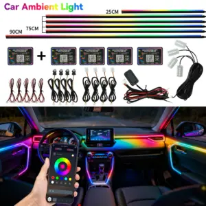 Symphony Ambient Lights Car RGB App Control LED Interior Hidden Acrylic