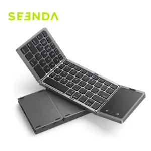 Seenda Foldable Wireless Bluetooth Keyboard Rechargeable Folding