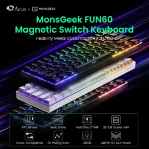Akko Monsgeek FUN60 Mechanical Keyboard Magnetic Switch 60% Gaming