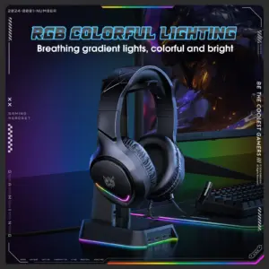 Onikuma Gaming Headset, Surround Sound Gaming Headset With Noise