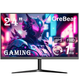 Grebear 165 / 144HZ Gaming Monitor 24 Inch FHD 1080P IPS Screen 1MS GTG