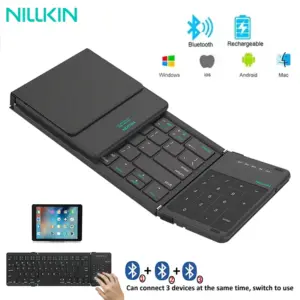 Nillkin Folding Bluetooth Keyboard With Touchpad For Smartphone Windows