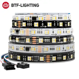 WS2805 Pixels LED Strip Light Rgbcct 5 In 1 Addressable Lights Dual