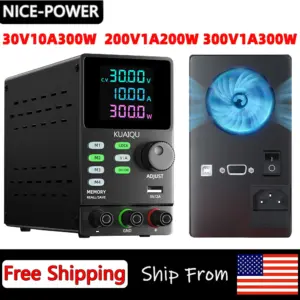 Clear Inventory Programmable Adjustable DC Power Supply With RS 232