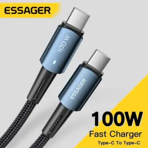 Essager Pd100w 60W Type C To C Cable Fast Charge Mobile Cell Phone