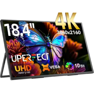 Uperfect 18.5 Inch 4K Portable Monitor Gaming PC Displays IPS HDR