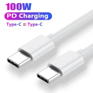 PD 100W USB C To Type C Cable Fast Charge Data Cable Samsung Xiaomi