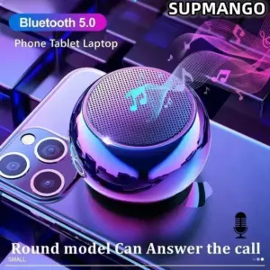 M3 Flash Wireless Bluetooth Speaker Portable Small Steel Gun Metal