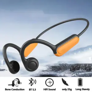True Bone Conduction Earphones Bluetooth 5.3 Sports Wireless Headphones