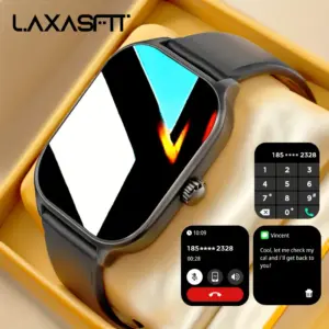 Laxasfit Smart Watch H9 Bluetooth Calls Men Women Smartwatches Fitness