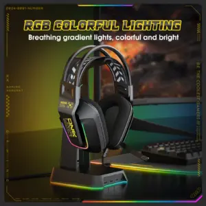 Onikuma X13 Wired Headphone With Mic RGB Gaming Headset Over Ear HIFI