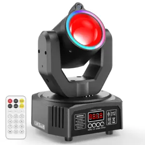 U'king Mini 30W Spot Beam Moving Head Light LED 4IN1 RGBW Effect Strobe