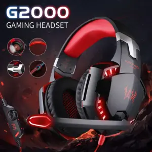 Wired Gaming Headphones With Microphone 3.5mm Surround Sound PC Gaming