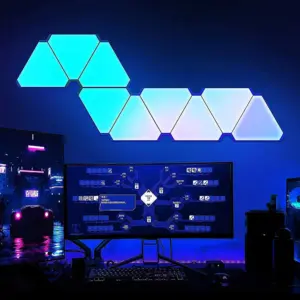 WIFI Bluetooth 5V USB Triangle Lamps Quantum Atmosphere LED Night Light