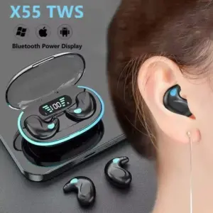 X55 Sleeping Earbuds Wireless Mini Headphones For Work TWS Bluetooth