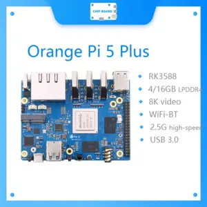 Orange Pi 5 Plus Single Board Computer RK3588 PCIE Module External WIFI