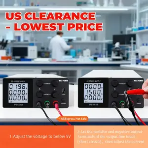 Adjustable DC Stabilized Bench Power Supply 30v10a 60V 120V Precision