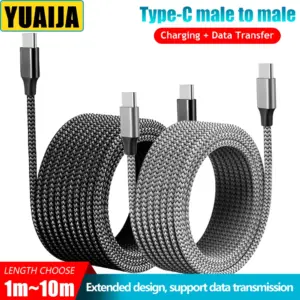 Type C To Type C PD 60W Fast Charging Cable Type C 3M 5M 8M 10M