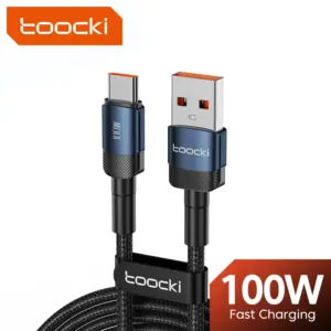 Toocki 6A USB To Type C Cable Xiaomi PD 100W Fast Charging Charger C