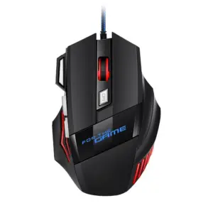 1 PC ITLY Hyperspeed USB Gaming Mouse RGB Backlit Ergonomic Game Mice