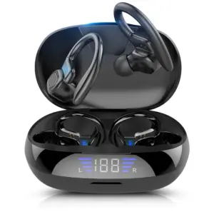 Sports Wireless Earphones BT Over Ear Buds With Earhooks Sports