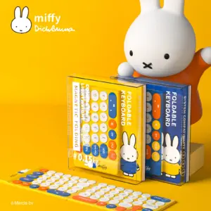 Miffy X MIPOW Mini Foldable Keyboard Wireless Iphone Slim Wireless