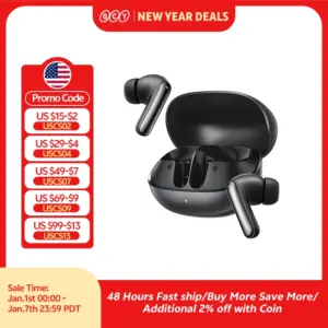QCY Melobuds N20 HT20 Wireless Bluetooth 6.0 Earphone 50DB Adaptive ANC