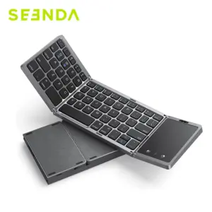 Seenda Foldable Wireless Bluetooth Keyboard Rechargeable Folding