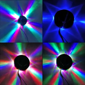 Disco LED Sound Light Activated Rotating Ball Party Stage Par Lights 5W