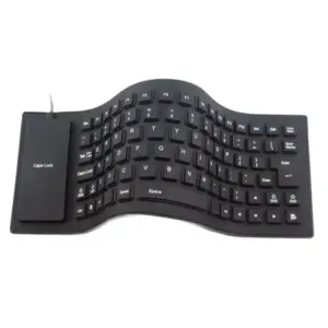 85 Key Computer Keyboard Silicone Mute Soft Portable Mini Laptop PC