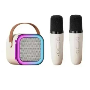 Portable Bluetooth 5.3 Speaker Karaoke Machine PA System With 2